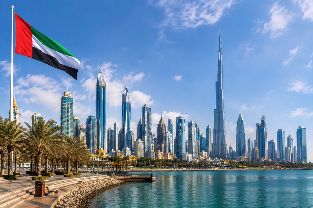 Dubai, United Arab Emirates skyline