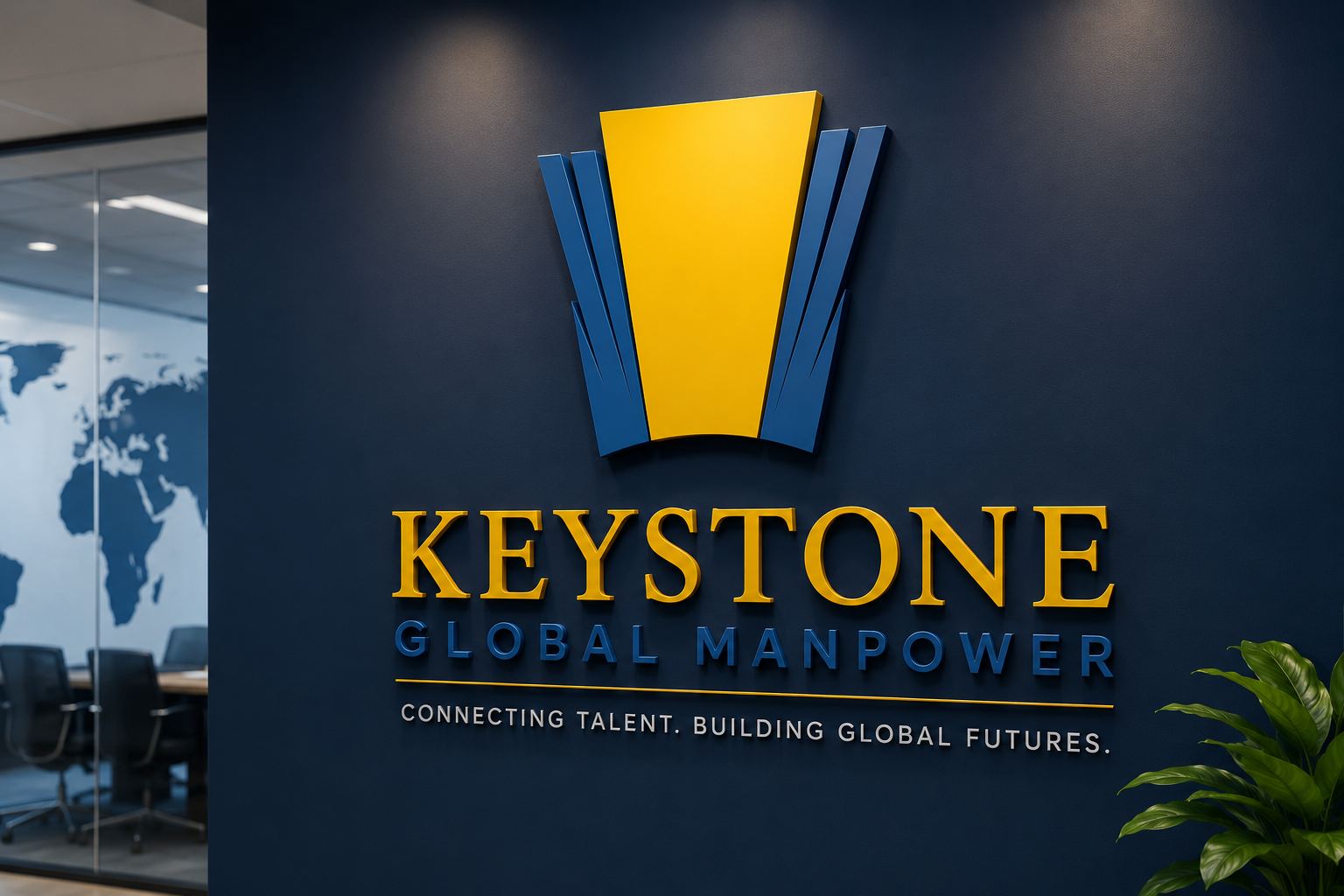 Keystone Global Manpower head office signage, Nairobi